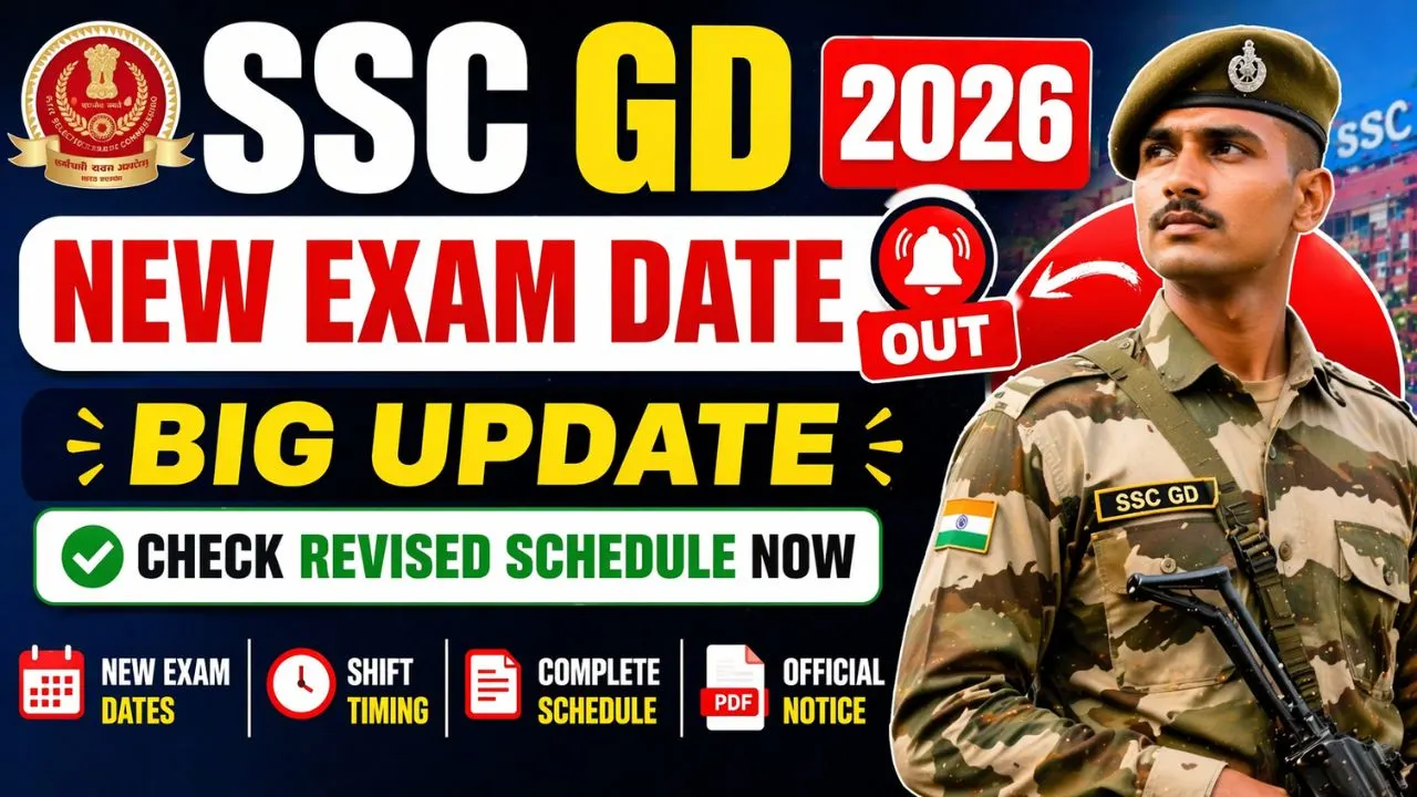 SSC GD 2026 Exam Date Out
